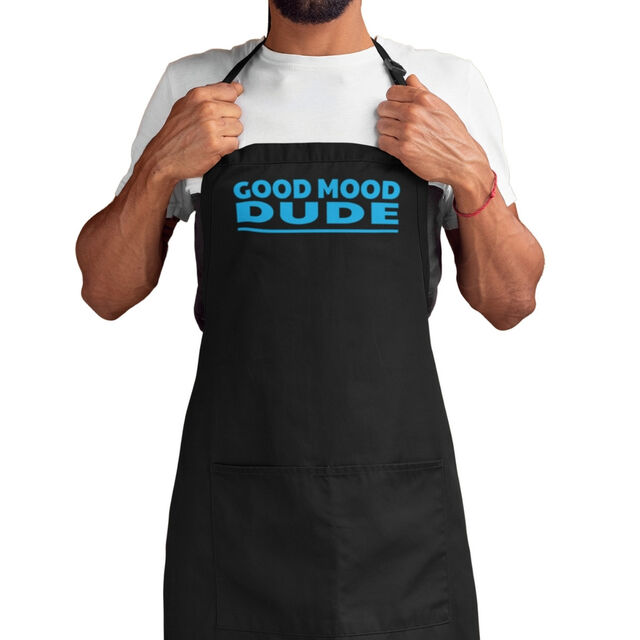Good mood dude apron