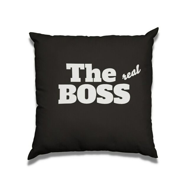 The boss/The real boss cushions