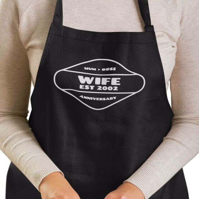Wife est (date) apron