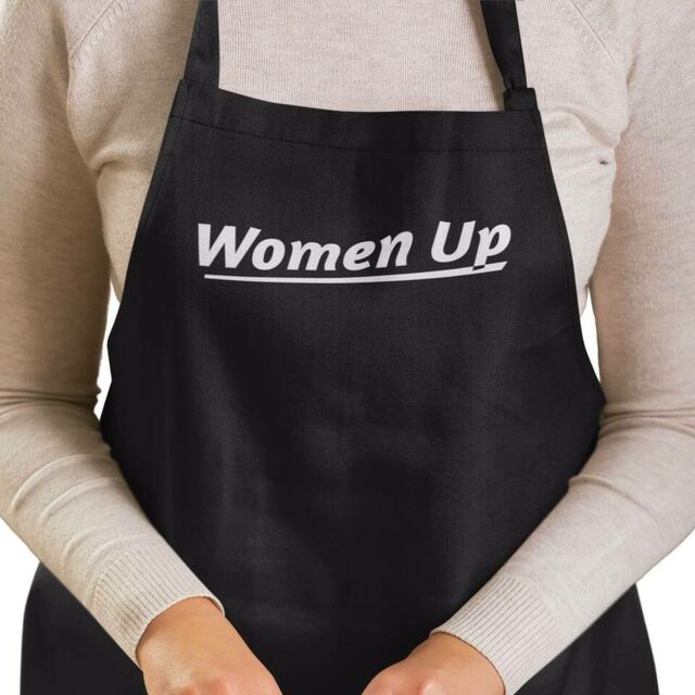 Women up apron