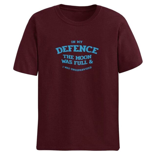 In my defence mens tee