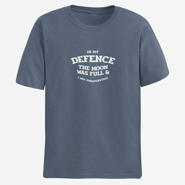 In my defence mens tee