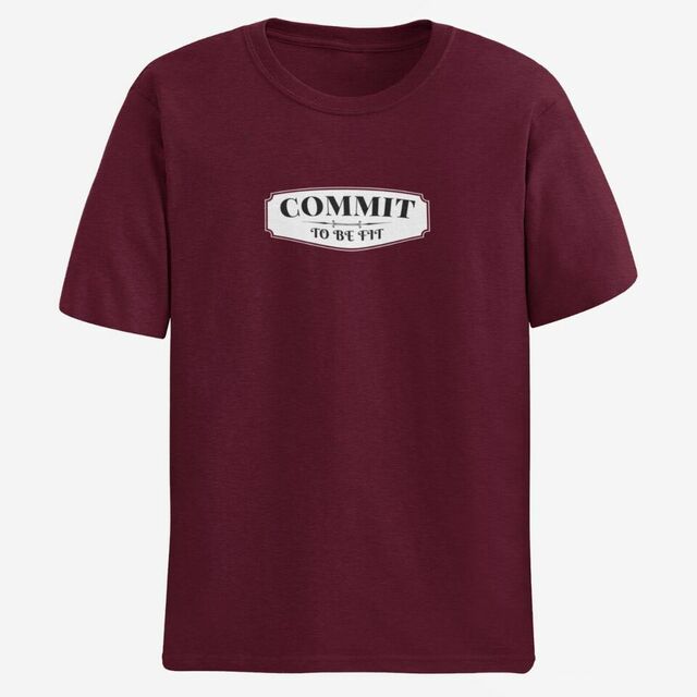 Commit to be fit mens tee