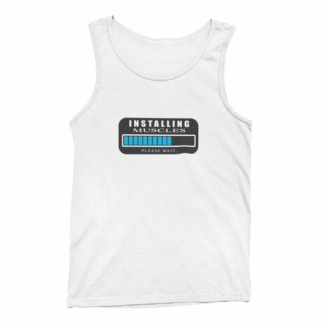 Installing muscles mens tank