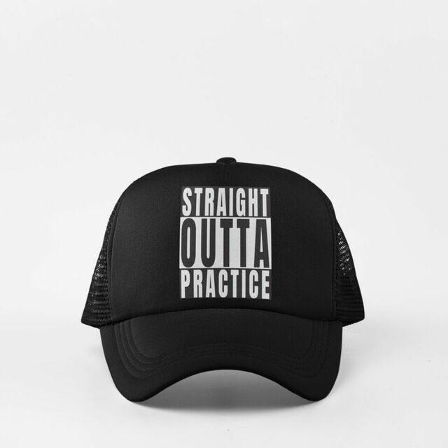 Straight outta practice cap