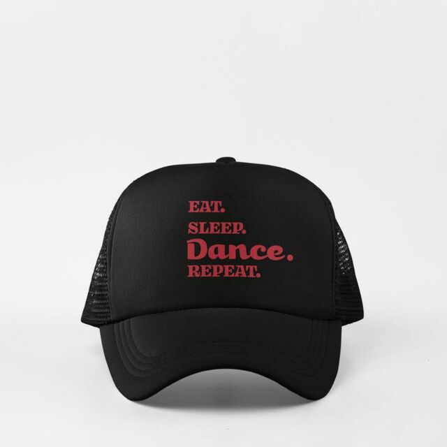 Eat sleep dance repeat cap