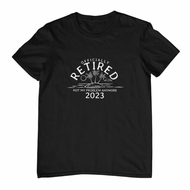 Officially retired womens tee