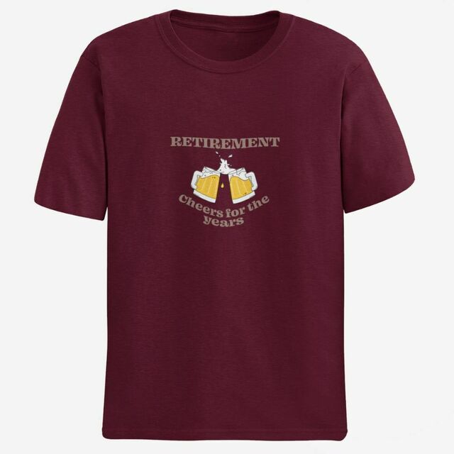 Retirement - Cheers for the years mens tee
