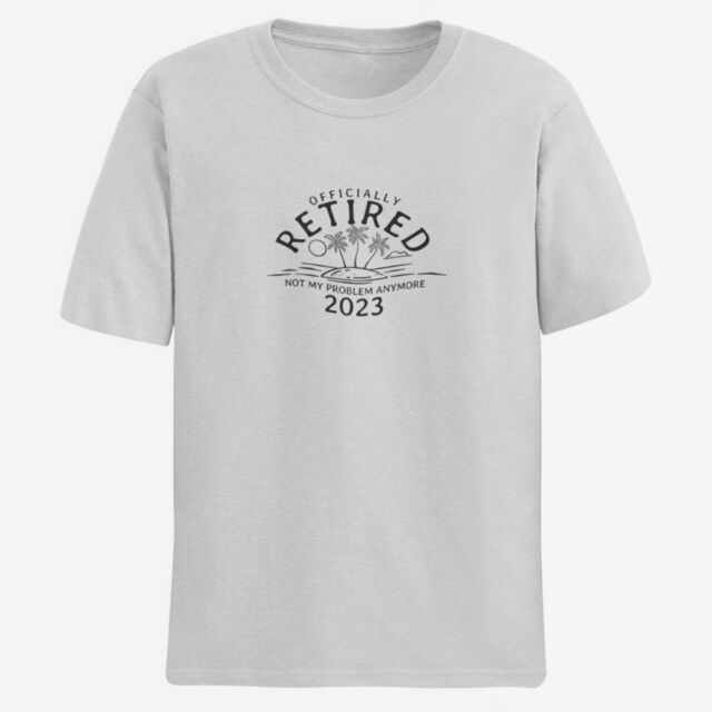 Officially retired mens tee