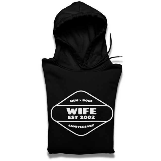 Wife est (date) hoodie