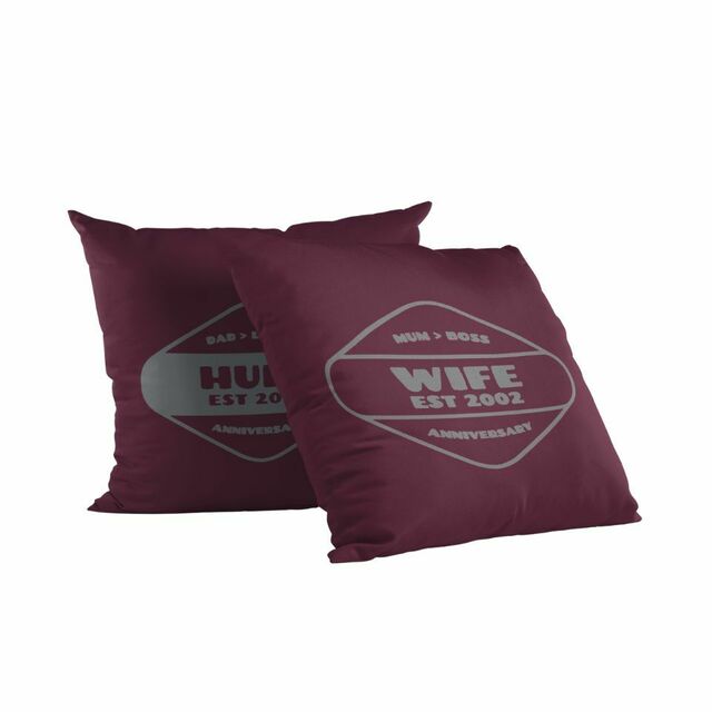 Wife est (date) cushion