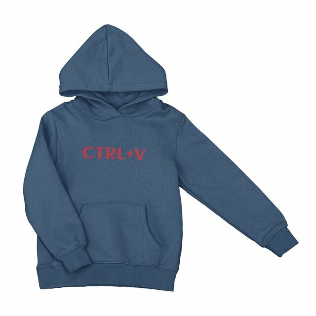 CTRL + V kids hoodie