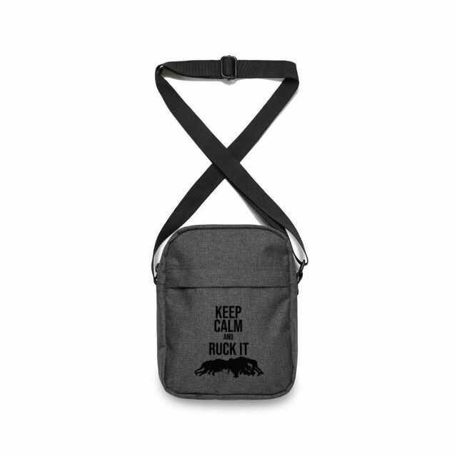 Keep calm and ruck it shoulder bag