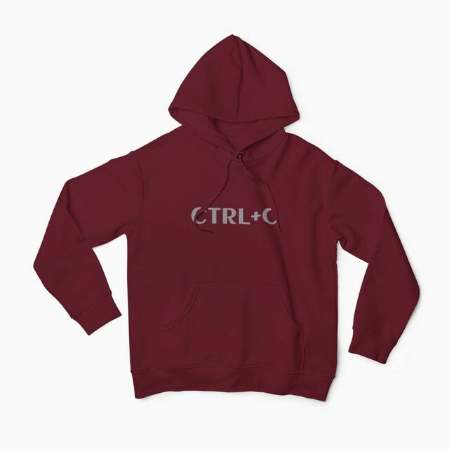CTRL + C mens hoodie