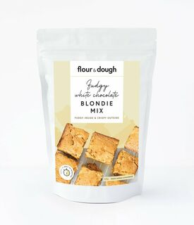 Flour & Dough - Fudgy White Chocolate Blondie Baking Mix