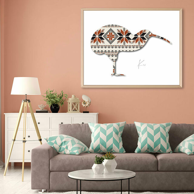 Art Print - Scandi Birds - New Zealand Kiwi