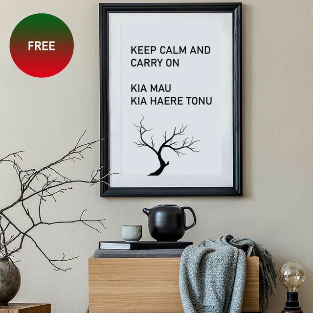 Art Print - Keep Calm and Haere Tonu