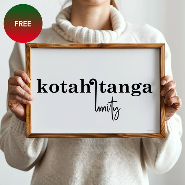 Free Art - Maori Translation - Kotahitanga | Unity