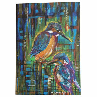 Single Notecard - Blues Birds