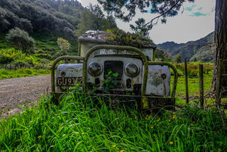 Derelict LandRover print