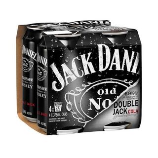 Jack Daniels Double Jack 6.9% 4pk cans
