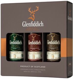 Glenfiddich 3 x 50ml Giftpack