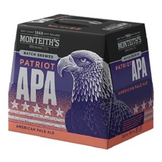 Monteiths Patriot APA 12pk 330ml Bottles