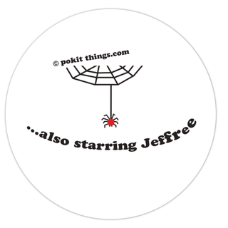 Jeffree the Spider Sticker