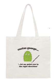 Cactus George Tote Bag