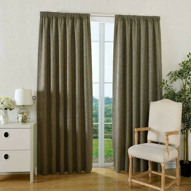 New York Linen - Thermal Selflined Curtains