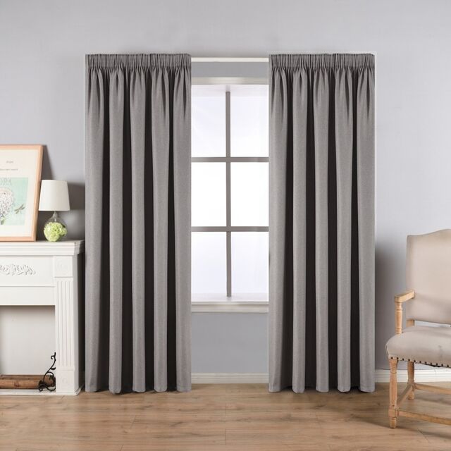 Franklin Ash - Thermal Selflined Curtains