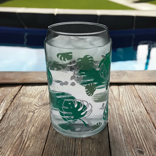 Monstera Colour Changing Glass