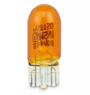 Hella Wedge Base Bulb 12V 5W W2.1 x 9.5d Amber WY125