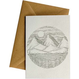 Circle Mountain Lake - Any Occasion Card