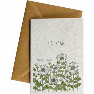 Kia Kaha Lily  - Support Card
