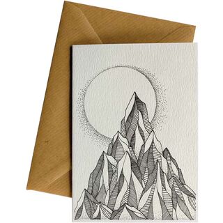 Mountain Moon - Any Occasion Card