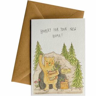 New Home Bear - Congratulations Card