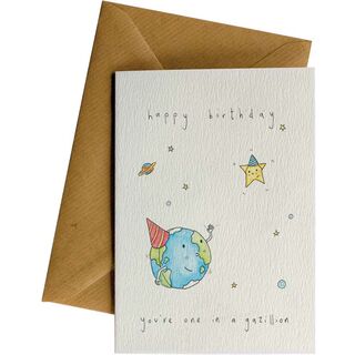 One In A Gazillion - Birthday Card