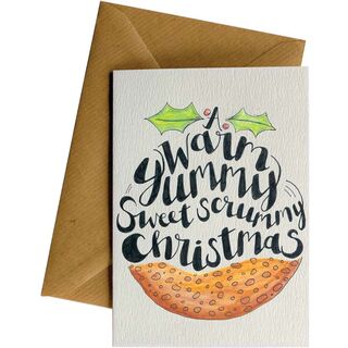 Warm Yummy Christmas - Christmas Card