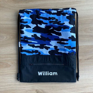 Camo Blue, Personalised Swim Bag