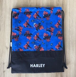 Spiderman , Personalised Swim Bag