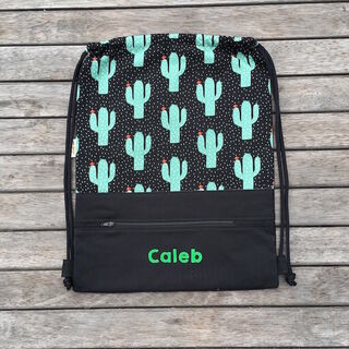 Cactus, Personalised Swim Bag