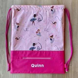 Ballerina, Personalised Swim Bag