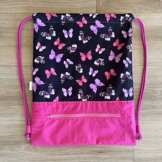 Butterflies, Personalised Swim Bag