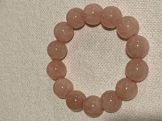 Rose quartz brace lace 12mm