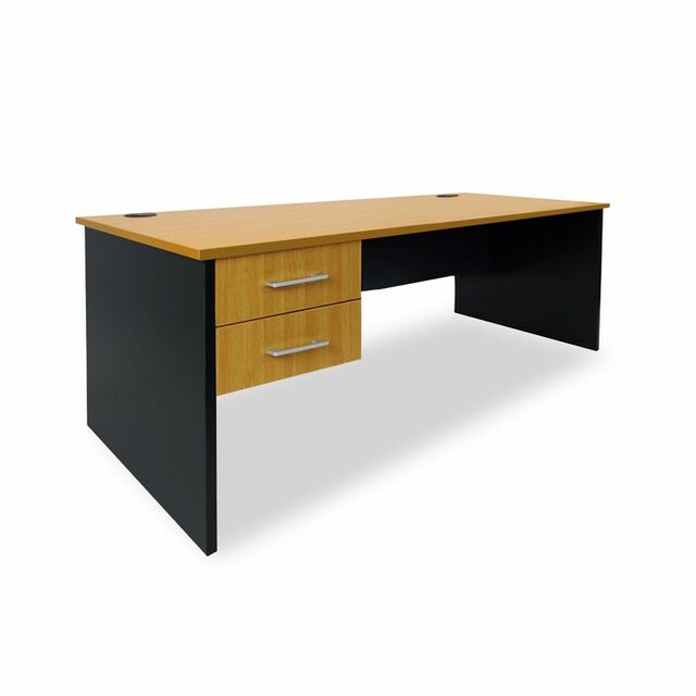 Delta Straight Desk with Drawers