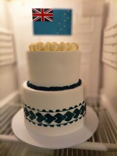 Tuvalu themed cake