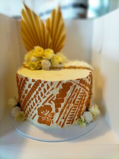 Pacific Island themed Celebration cake