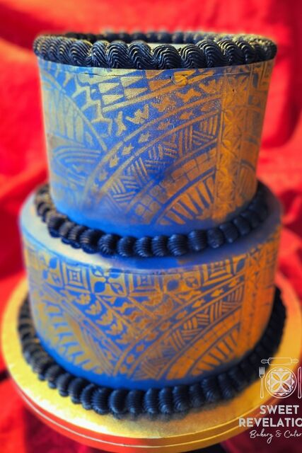 Pacific Island themed 21st Cake