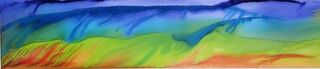 Abstract Art Panel 25 x 92 cm PA001